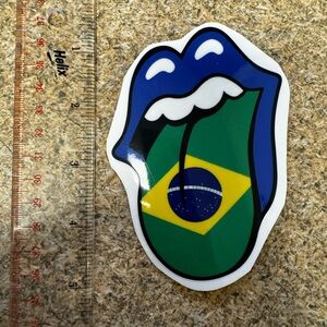 Rolling Stones Brazil sticker